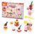 Yoshiritsu LaQ Sweet Collection Cafeteria | 360 Pieces | 12 Models | Age 5+ | Creative, Educational Construction Toy Block | Made in Japan