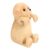 Yosoo Health Gear Dog Sticky Note Holder Cute Sticky Note Holder Hand Engraved Resin Dog Dispenser Lifelike Desk Decor for Office School Supplies Memo Stand