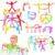 YOTNUS 24pcs Travel Magnetic Toys for Kids Toddlers: Portable & Durable for Airplane Road Trip Car Travel Games, Magnetic-People-Magnet-Men, Creativity & Educational, Fidget Toys for Classroom Office