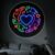 YOTQUULKI Portable Projector Lamp USB Powered Projects Heart Pattern with Multiple Small Hearts and Flowing Curved Lines for Home Visual Accent