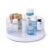 YouCopia SmoothSpin Turntable with 3 Bins, Rotating Lazy Susan Organizer