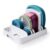 YouCopia StoraLid 24 Container Lid Organizer, Adjustable Plastic Lid Holder (Pack of 6)