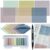 YOUDEFUL 800Pcs Transparent Sticky Notes, 3″x3″ Clear Sticky Notes, Waterproof Translucent Sticky Note Pads for Books Annotation, Clear Post it Notes for Bible Study, School, Office（Morandi）