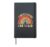 Your Feelings Are Valid Mental Health Awareness Rainbow Hardcover Journal, Black