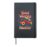 Your Words Matter Retro Flower Design Hardcover Journal, Black