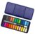 YOUTGO 12/18/24 Color Watercolor Paint in Metal Case with Water Brush Pen Artist Art Set for Beginner Watercolor Painting