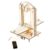 YOUTGO Educational Remote Control Lift Bridge Model Wooden Physics Teaching Tool for Students to Learn Engineering Principles