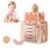 Youuys Wooden Activity Cube 9-in-1 Montessori Toys for 3+ Year Old Boys & Girls, Multipurpose Educational Sensory Learning Toys for Baby Toddlers with Mirror, First Birthday Gift (Castle)