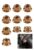 Ypoyney 10 PCS Exhaust Manifold Studs, Copper Plated Self-Locking Seal Flange Nut Kit Replacement for OEM A1201420072, Hexagon Exhaust Bolts and Nuts Universal for Cars Trucks