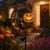 YPZVX Solar Black Cat Pumpkin Moon Halloween Garden Stake Light, 1 Pcs