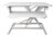 YQDDM Lifting Desktop Computer Table,Standing Desk， Converter Board Display Workstation Office Stand Demo Laptop Lifter Easy to Sit Or to Reduce(White)