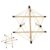 YRQMGSF 24cm Structural Fascial Tensioning Body Tensioned Model Spinal Pelvic Tensor Integral Model for Teaching Learning Display