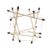 YRQMGSF Structural Fascia Tension Model Dynamic 12-Bar System Tension Integrated Model for Fascia Tension Body Teaching Aids,D