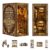 YSWOOD WORLD Book Nook Kit, DIY Miniature House 3D Wooden Puzzle for Adults