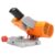 YUASDUU 45° Miter Mini Saw, 110V Electric Power Table Benchtop Cut-Off Chop Mini Cuts Wood Metal W/Clamping Tool Adjustable Cutting Angle 7800r/Min for Crafts Miniatures Metal Wood Plastic