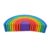 YUEHISY Wooden Stacking Building Toy, Semicircle Nesting Blocks with Safe Waterborne Paint, Eonal Stacker for Toddlers, Colorful Arch Bridge Set, Early Development Puzzle for Kids