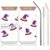 Yuekeda Halloween 16oz Glass Tumbler Personalized Cup with Straw Lid for Adults Party Office