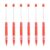 YUGSHNKFC 6Pcs Beadable Mechanical Pencil Set 0.5mm Drawing, Red