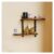 YUHUAWF Wall-Mounted Office Shelf Floating Wall Shelves, 3-Tier Display Shelf Kitchen Shelves