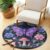 Yuiboo Fuzzy Circle Area Rug 36in