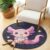 Yuiboo Shag Round Rugs 36in