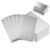 YUMYWBL 100 PCS Aluminum Business Card Blanks 0.45 mm Thickness Silver Metal Business Cards for Laser Engraving House Office Multipurpose Custom DIY, 3.4 x 2.1 Inch