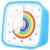 Yunbaoit Rainbow Visual Timer for Kids, 60-min Countdown Timer, Blue