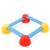 Yunhgft Modular Balance 6, Sensory Gymnastics Equipment for Home, Indoor, 8-piece set (4 large circles, 4 straight boards)