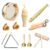 Yunhgft Wooden Toys for , Musical Instruments for Kids, Early Education Rhythm Set, with Storage Bag