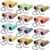 Yunsailing 12 Pcs Kids Binoculars Shockproof Mini Compact Binoculars for Kids Ages 3-12, Bulk Toddler Gifts for Vbs Activities Classroom Bird Watching Camping Outdoor Play (Colored)