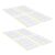 Yunseity Acoustic Foam Panels Heavy Duty Double Sided Tape, 200Pcs Clear Removable Wall Mounting Squares Sticker for Soundproofing Sheets