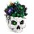 Yuntu Rapid Drive Gothic Skull Building Kit, Succulent Flower Bricks for Home & Halloween (1079Pcs)