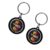 Yupbizauto 2-Pack Black Spinner Keychains For Toyota TRD, Metal Racing Development Stripe Key Rings for Car Keys, Bags and Luggage