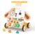 Yuyctwg Wooden Baby Walker, 6-in-1 Push Walker for Toddlers