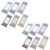 YUYUETIME 12pcs Mini Chinese Calligraphy Scrolls with Long Scroll Rods, Blank Xuan Paper for Calligraphy Practice and Art Projects, Space Saving Design for Windowsills and Small Wall Spaces