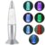 Ywalxskk Aluminum Liquid Glitter Lamp with 7 Colors USB
