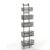 YWJLQH Storage Rack Over The Door Organizer Shelves Baskets Hooks Metal Hardware Space Saving Vertical Layout Suitable for Laundry Dorm Apartment