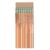 YWLUUOO 10 Piece Pencils with Erasers, Wood color