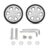 YWLUUOO 2PCS Multipurpose Replacement Casters, Easy Install, 58 silver