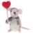YWLUUOO Easy to Make Wool Fabric Animal Art Balloon Shape Featuring Heart Suitable for and Adults Innovative Balloon Animal Felting Set Featuring Hearts