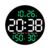 YWMJZEU Digital Wall Clock Electronic Wall Clock Modern for Old, Office