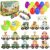 Yxwomenxy Easter Eggs Magnetic Wooden Animal Train for Kids,Easter Basket Stuffers,Easter Eggs Surprise Train,Montessori Magnetic Train Toy Christmas Countdown Gift for Toddlers,Boys and Girls (Train)