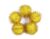 YYCRAFT 30pcs Large Glitter Tinsel Pom Poms Sparkle Balls for DIY Craft,Cat Toys-Yellow(1.5″)