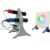 YZHYY 3-Color Light Source Demonstrator, Light’s Three Primary Color Synthesis Experiment Device with Projection Screen,Light Source Direction & Intensity Adjustable, for Physics Teaching
