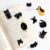Zaamwoyy 10Pcs Black Cat Magnetic Bookmarks, Cute Bookish Book Marks for Women Book Lovers Gift, Funny Cat Hiding in Cups Boxes Theme Page Tracker Clips for Girls Students Teachers Reading Accessories