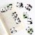 Zaamwoyy 10 Pcs Panda Magnetic Bookmarks, Magnet Page Clips with Backing Cards, Cute Animal Book Markers for Reading Lovers, Office School Stationery Accessories Gifts for Women Teacher Girl Student