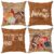 ZAEW Wood Football Pumpkin Maple Leaf Cardinal Bird Fall Pillow Covers Throw Pillow Cases Set of 4 Decorations for Home Sofa Cushion Cover Party Holiday Decor 18×18 Inch