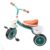 ZAICOLER Kids Tricycle for Boys and Girls Age 1-6 Years Old, Music Light Adjustable Height Safety Design with Large Rear Basket, Ideal for Toddlers Tricycle