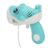 ZAWELIYO Handheld Bubble Machine Automatic Cartoon Dolphin Bubble Maker with Lights Music for Kids Birthday Parties (Blue)