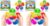 ZaxiDeel Color Sorting Sensory Toy for Kids, Toddler Travel Toys Roadtrip Essenstial (Pack of 2)